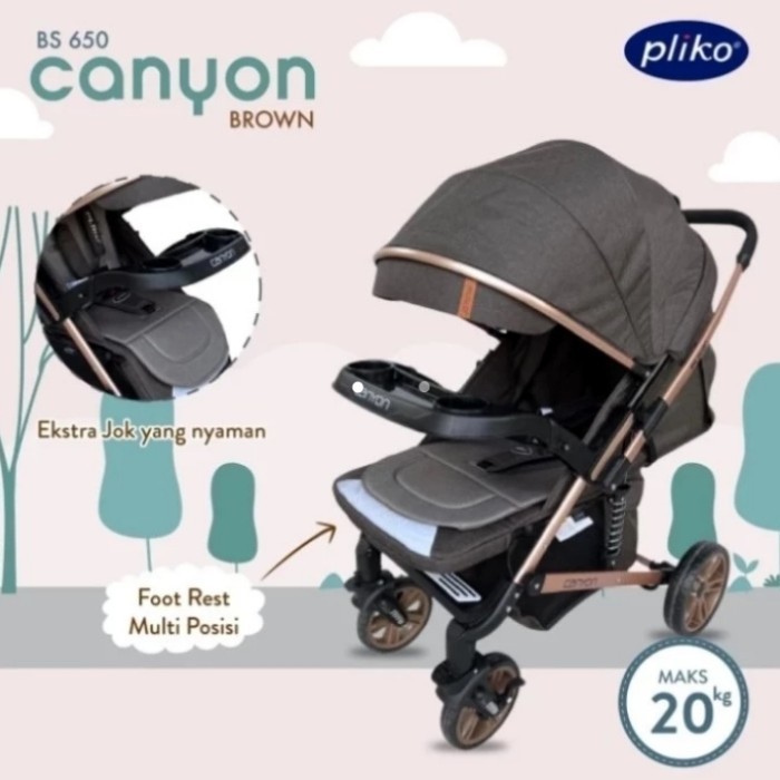 Aknam Stroller Pliko Canyon 650 Reversible