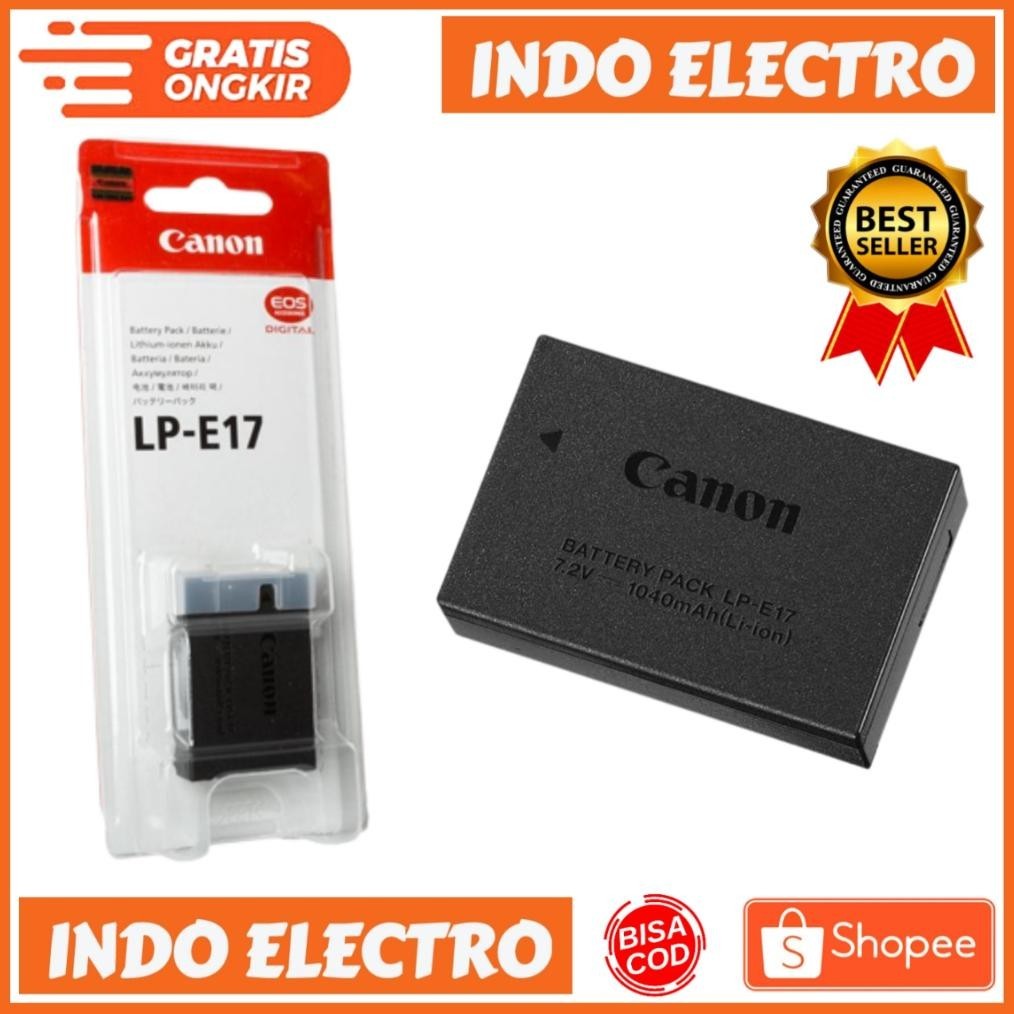 [BARU] Baterai Canon EOS LP E17 Untuk kamera Canon EOS M3 M5 M6 77D 200D 750D 760D 800D EOS RP