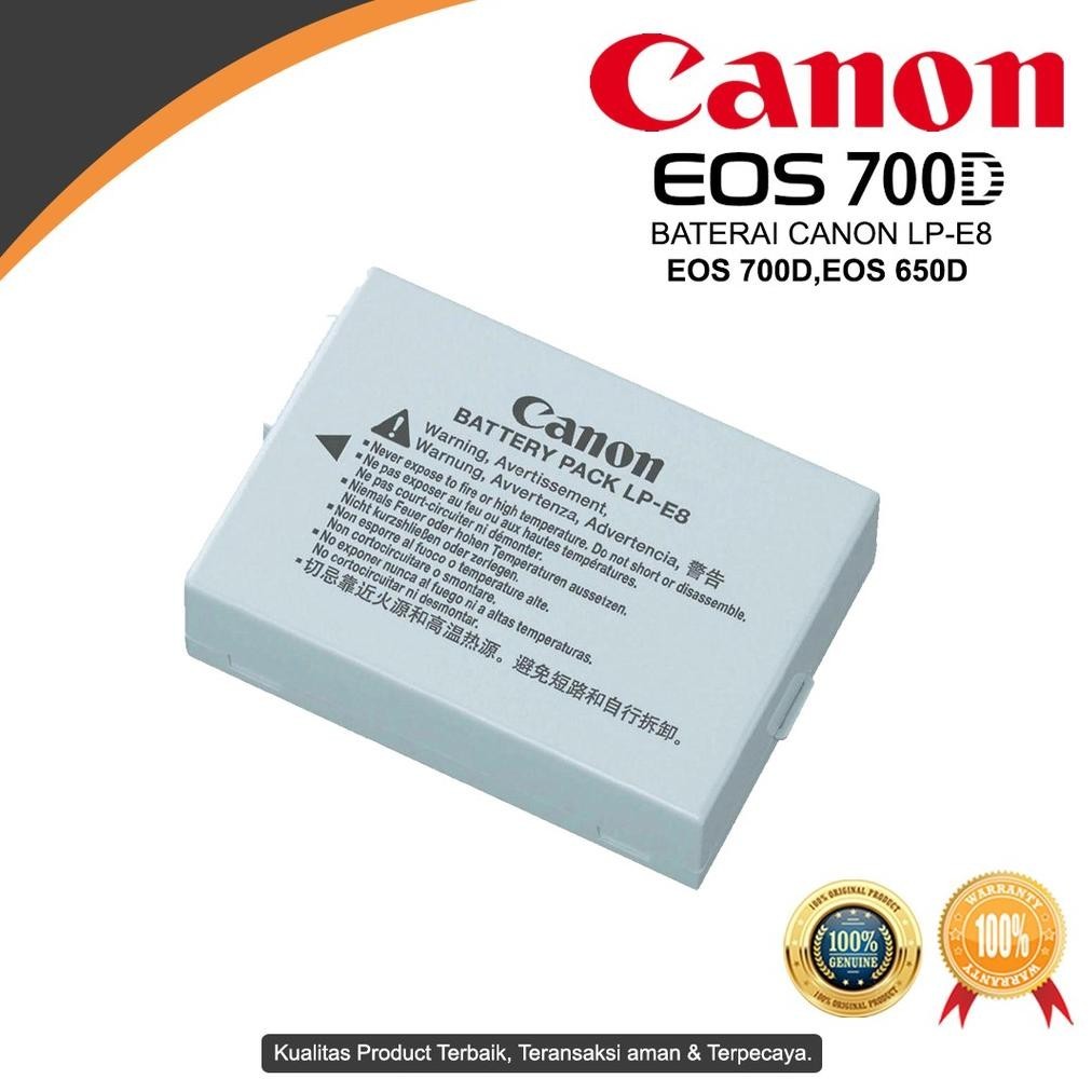 [BARU] Baterai Kamera LP-E8 untuk Canon EOS 700D / EOS 650D