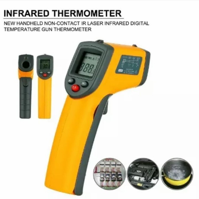 Thermometer Infrared Digital Alat Pengukur Suhu Ruangan