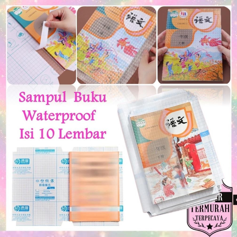 

STT STIKER SAMPUL BUKU ISI 10 LEMBAR SELF-ADHESIVE BOOK COVER WATERPROOF STICKER SAMPUL BUKU TULIS SEKOLAH DIAMOND TRANSPARANT POLOS PELINDUNG COVER BUKU DENGAN PEREKAT MODEL BURAM TAHAN AIR 10PCS TERMURAH BANGET