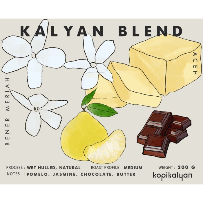 

Ready KALYAN BLEND 200 gram - ESPRESSO BLEND ARABICA - ROASTED BEANS