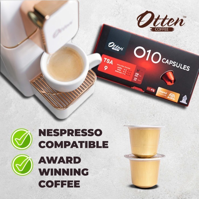 

Ready Kopi Kapsul - O10 Arabica Toraja Sapan Coffee Capsule Kapsul Nespresso Compatible - Otten