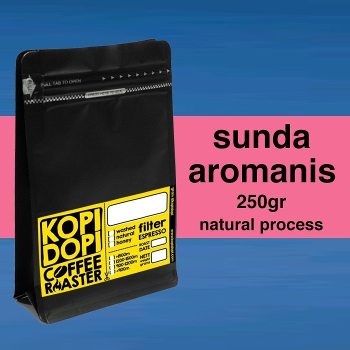 

Ready Kopi Arabika Sunda Aromanis Natural 250 gram 250gr 250gr Klasik Beans