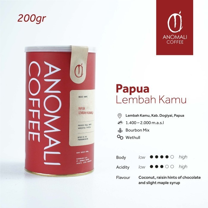 

Ready Anomali Coffee Biji Kopi Papua Lembah Kamu