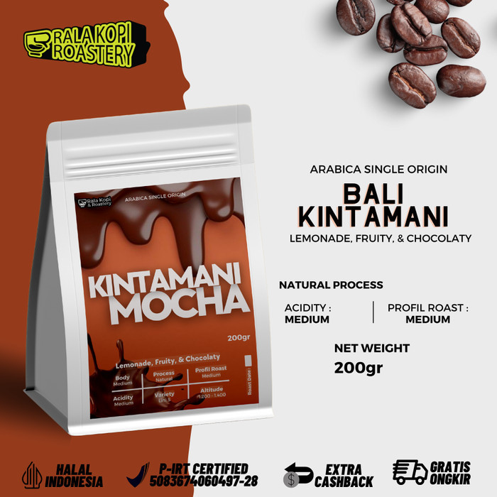 

Ready Kopi Arabika BALI KINTAMANI Biji Kopi Single Origin Arabica 200gr