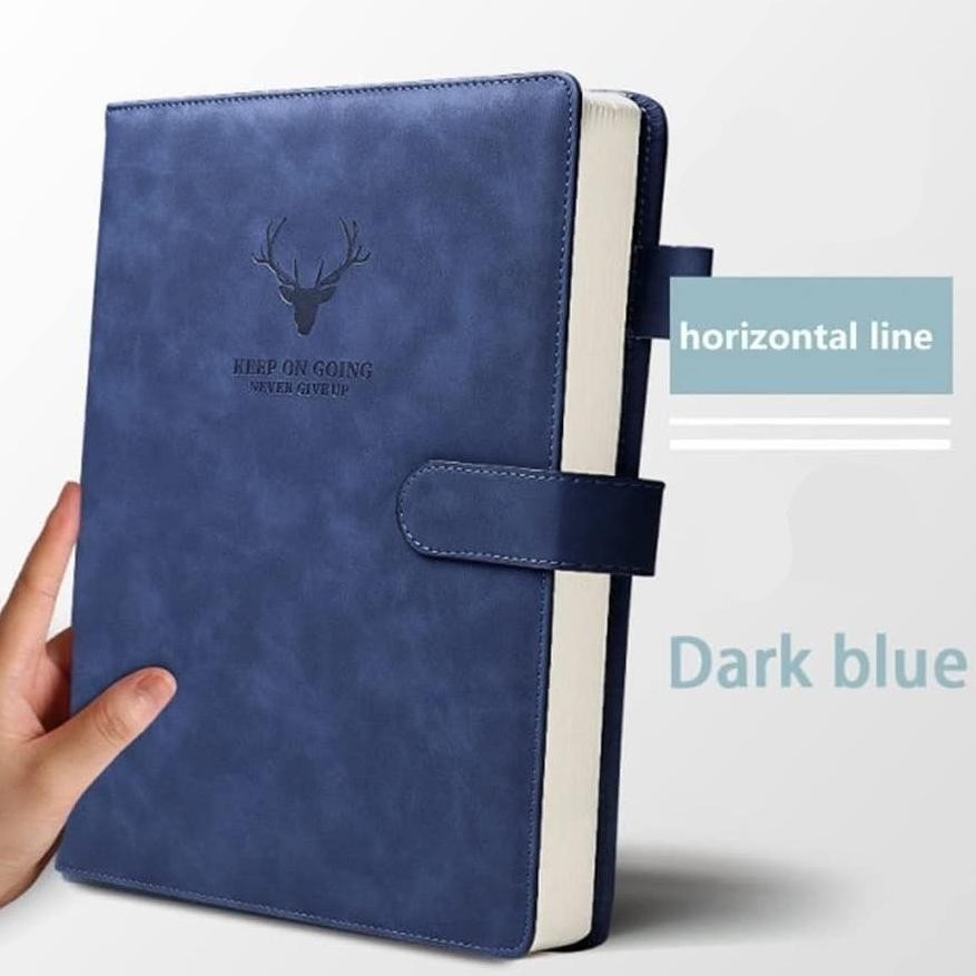 

BUKU CATATAN HARIAN NOTEBOOK COVER KULIT MAGNETIC BUCKLE A5B SIAP KIRIM