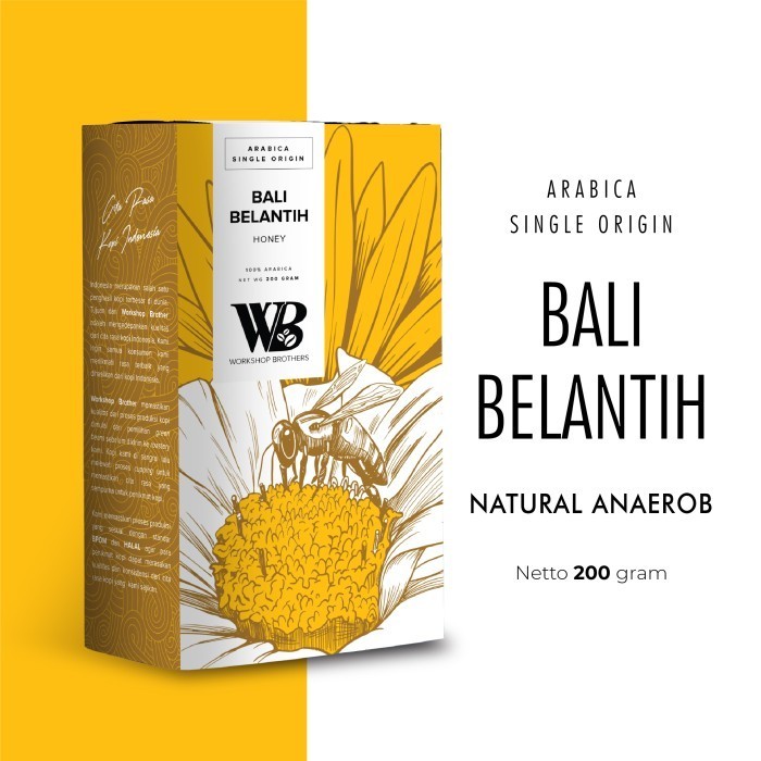 

Ready Kopi arabica Bali Belantih Honey Workshop Brother single origin