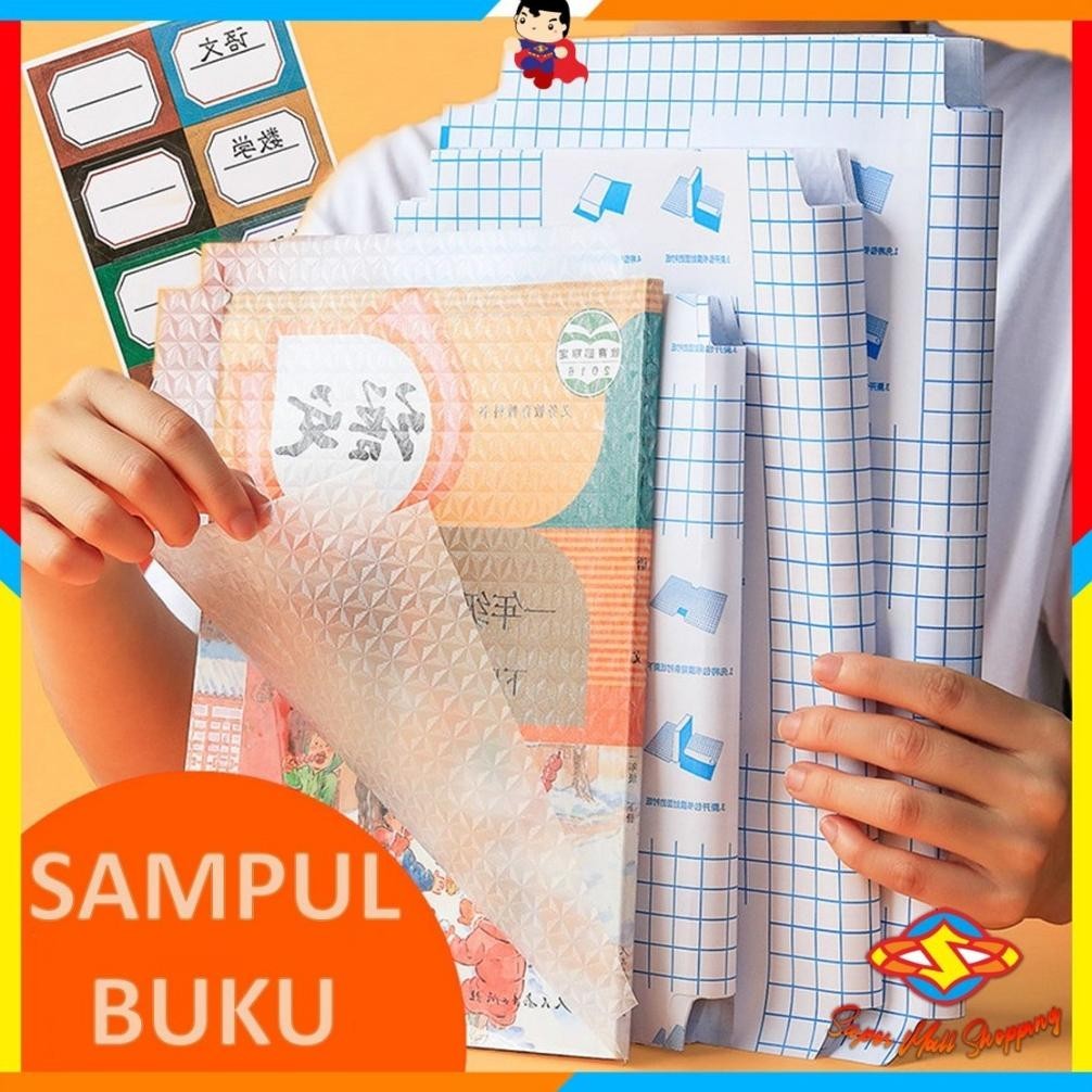 

SMS STIKER SAMPUL BUKU ISI 10 LEMBAR SELF-ADHESIVE BOOK COVER WATERPROOF STICKER SAMPUL BUKU TULIS SEKOLAH DIAMOND TRANSPARANT POLOS PELINDUNG COVER BUKU DENGAN PEREKAT MODEL BURAM TAHAN AIR 10PCS TERLARIS