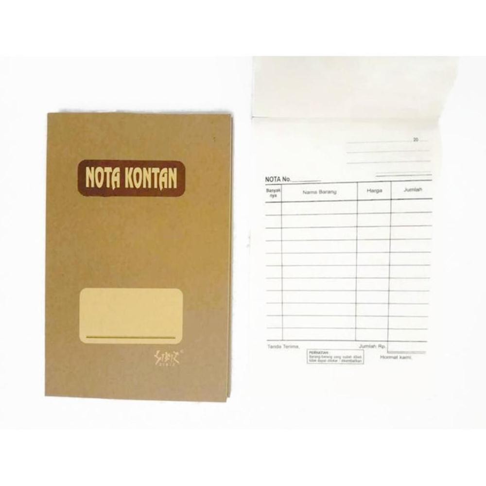 

[D] BUKU NOTA/NOTA KONTAN NK1 ZIBI Z 1PAK (10PCS) SIAP KIRIM