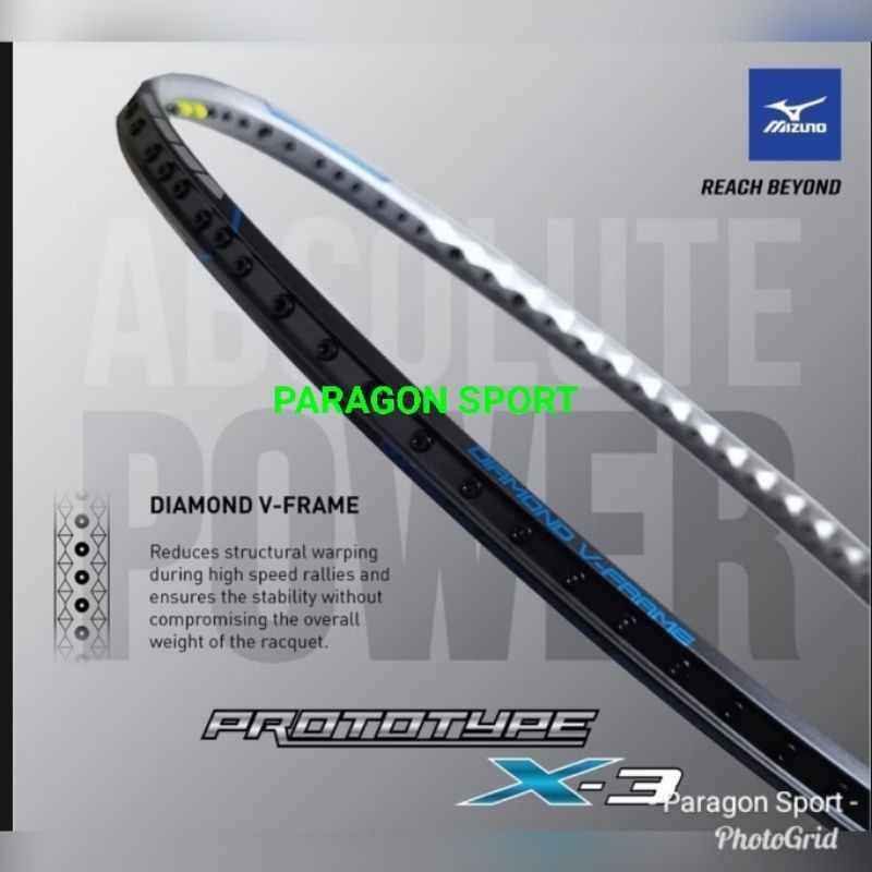 Raket Mizuno PROTOTYPE X-3 / X3 / X 3