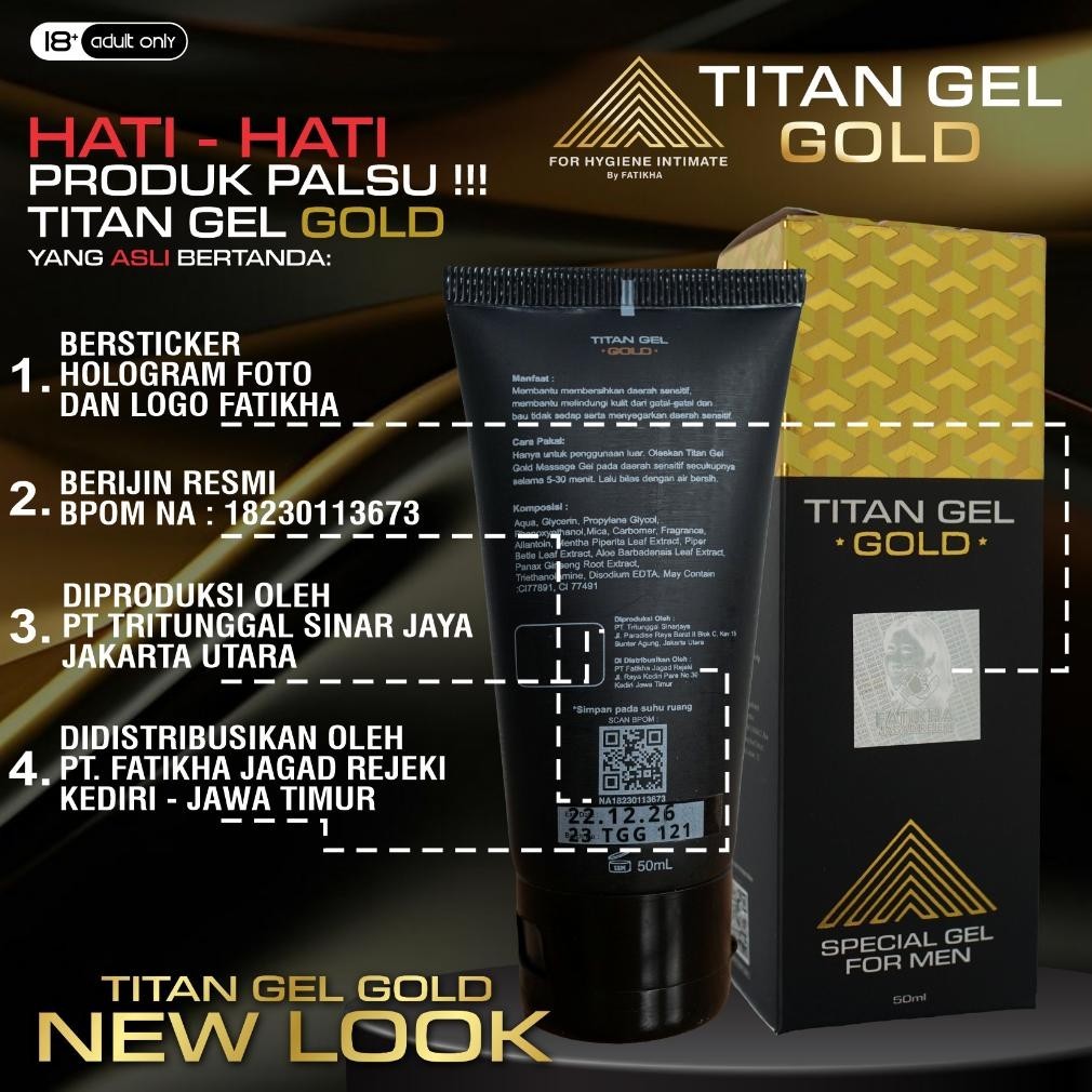 alifahkitty Titan Gel Asli Jell Gold Original