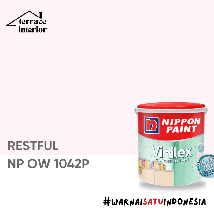 Cat Tembok Vinilex Silver Ion Nippon Paint Interior Warna Ungu 5kg