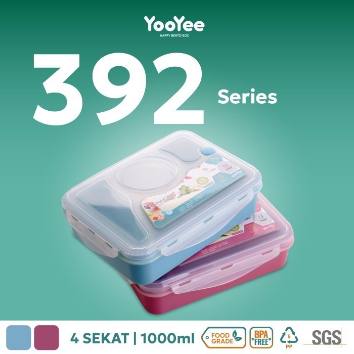 KOTAK MAKAN YOOYEE 4SEKAT DENGAN SUP (#392)