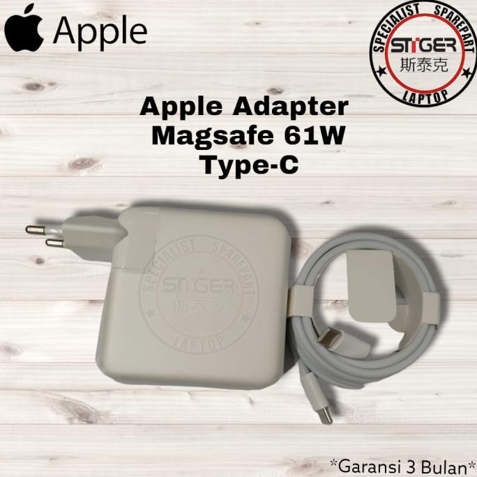 <BARU> Adaptor/Charger Laptop Apple Magsafe 61W Type-C Usb-C
