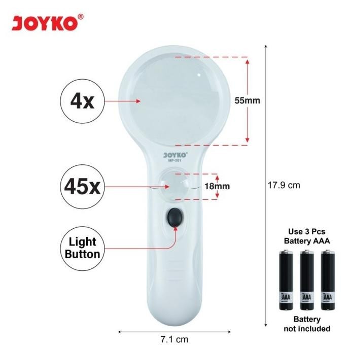 

JOYKO KACA PEMBESAR MF-301 PCS GJ