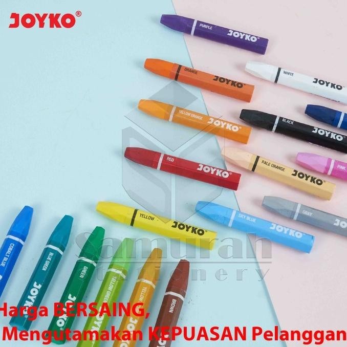 

Crayon Joyko OP-55s / Oil Pastel OP 55s / Krayon Minyak isi 55 Warna HM