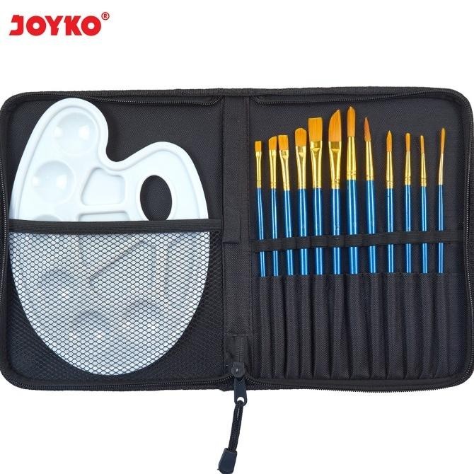 

Art Brush Set Alat Lukis Kuas Cat Air Minyak Acrylic Joyko BRS-7 BS