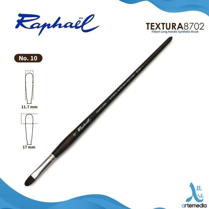 

Kuas Lukis Raphael 8702 Filbert Textura Synthetic Brush Long Handle LS