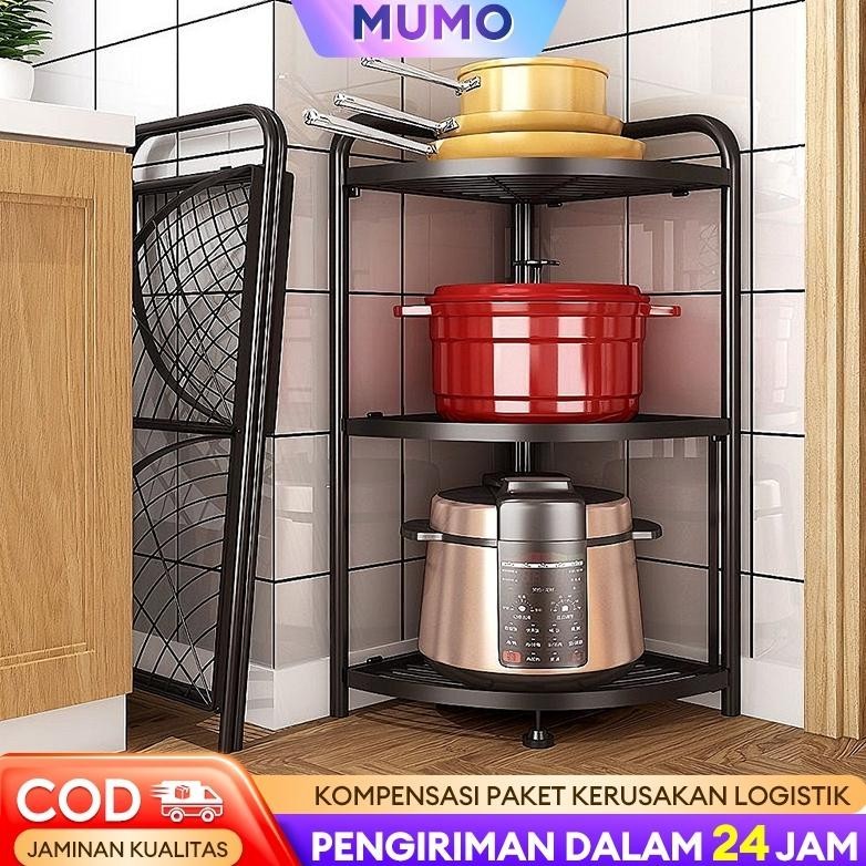 Rak Dapur Lipat Rak Panci Rak Bumbu  Rak Sudut Rak Kamar Mandi Rak Penyimpanan Serbaguna