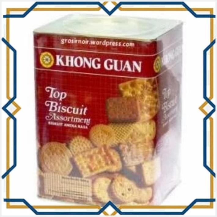 

[GDS] KHONG GUAN TOP BISCUIT ASSORTED 1600 GR | KUE KALENG