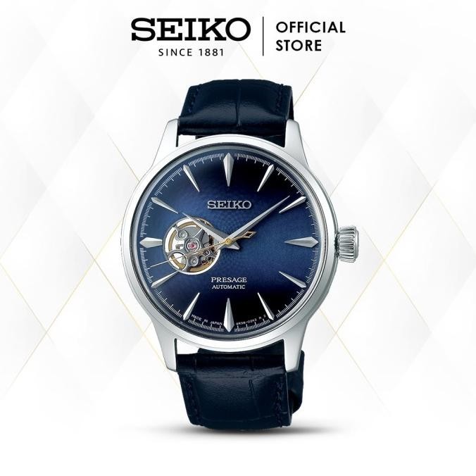 Jam Tangan Seiko Pria Presage Automatic Leather SSA405J1 Original