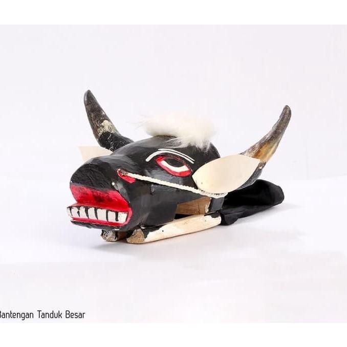 Bantengan Sapi Barongan Sapi Jaranan Caplok Ada Kain Mainan Bantengan Anak Hobi Anak Kesenian Banten
