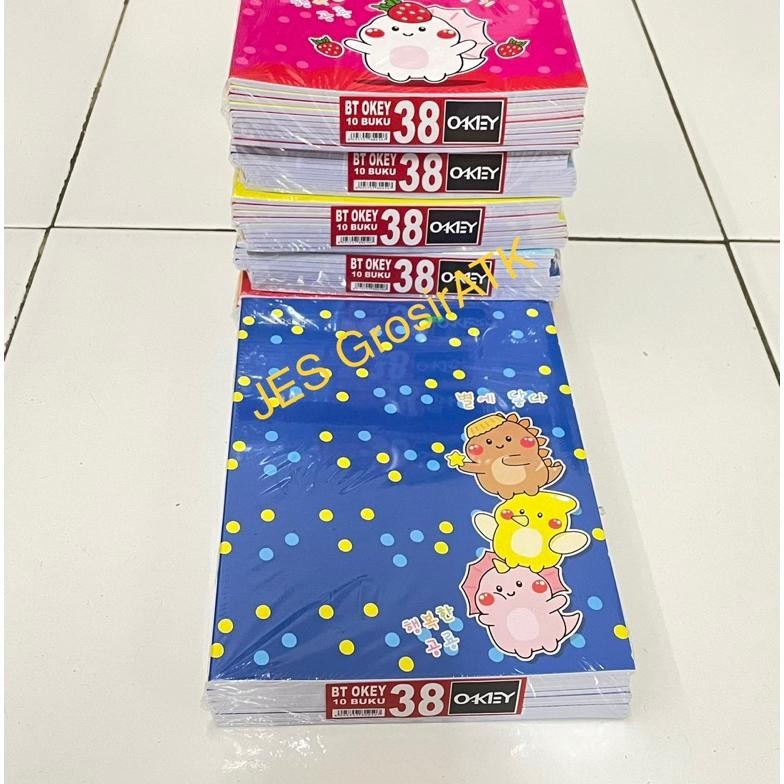 

BUKU TULIS OKEY 38 LEMBAR / BUKU TULIS MURAH 38 LEMBAR / BUKU PENDEK (1 PAK 10 BUKU) TERMURAH BANGET