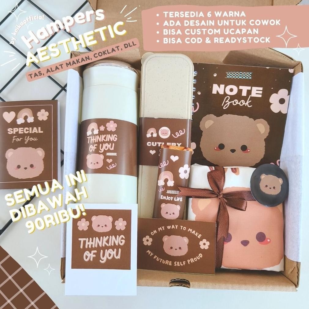 

Hampers Aesthetic Kado Cewek Cowok | Kado Ulang Tahun Anniversary Wisuda Hadiah Ulang Tahun Hadiah Ultah Wisuda Tas Kanvas Notes Coklat Hampers Cewek Hampers Cowok Pacar Sahabat Hadiah Anniversary [Ready Cod[Terlaris]Produk][Gratis Ongkir]