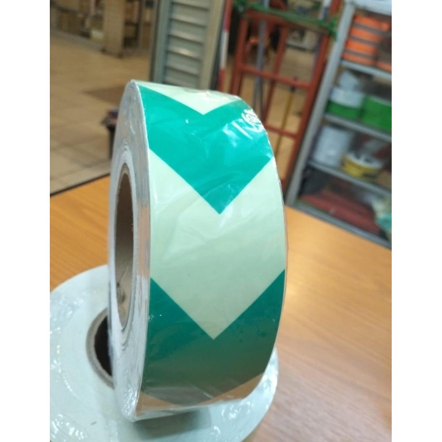 

Lakban fosfor panah-stiker glow in the dark 2inch x 10 meter K01