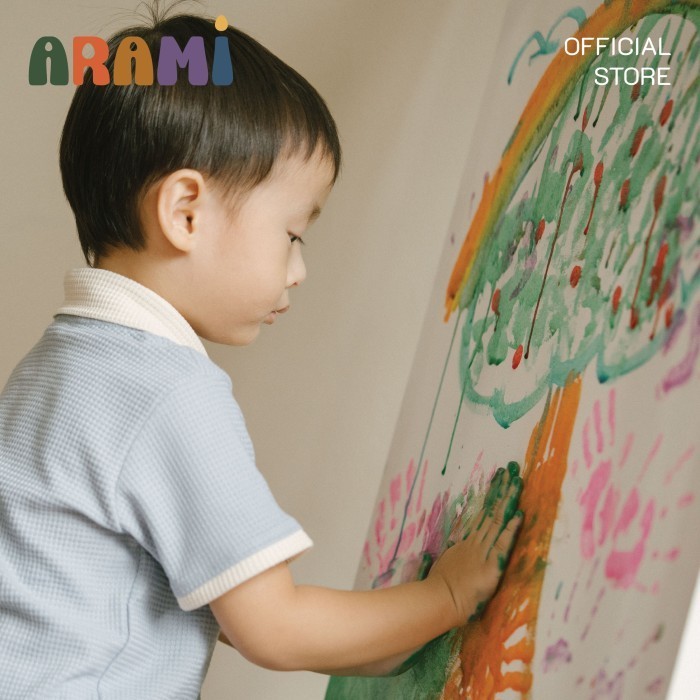 

OMMO Washable Finger Paints Cat Air Warna Dapat Dicuci Cat Anak Kids K01