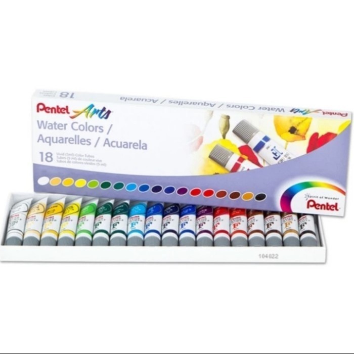 

Cat Air / Water Colours Pentel Arts 18 Warna K01