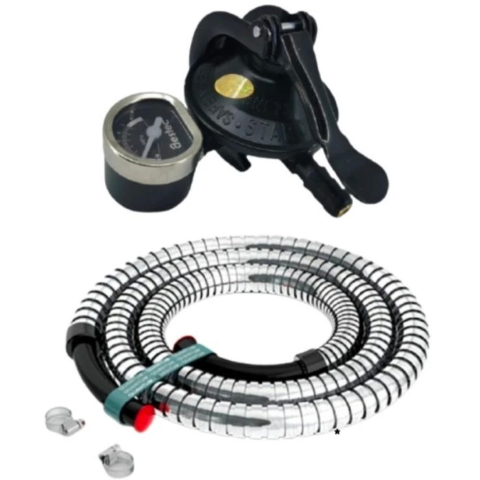 REGULATOR GAS LPG STARCAM SC-T12RM PLUS SELANG GAS ANTI TIKUS.