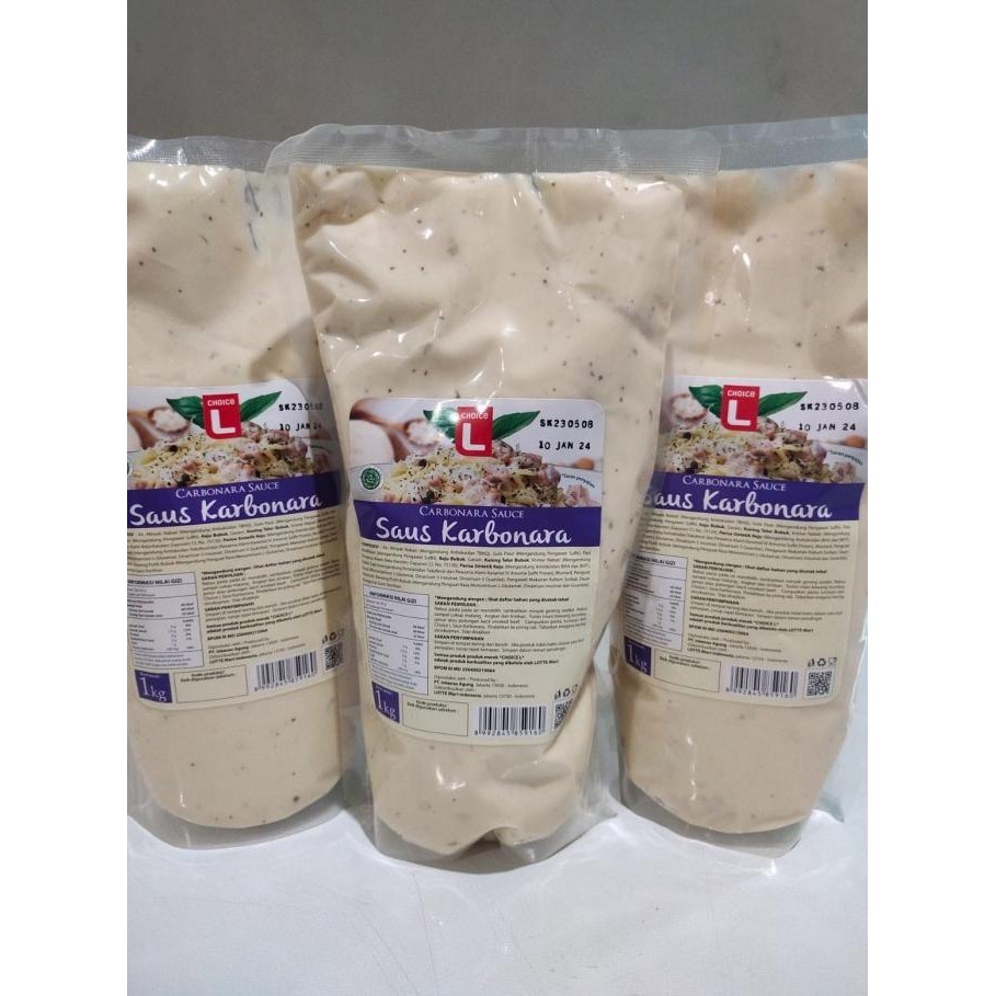 

Saus Spaghetti Pasta Daging Karbonara Carbonara Sauce MRS01