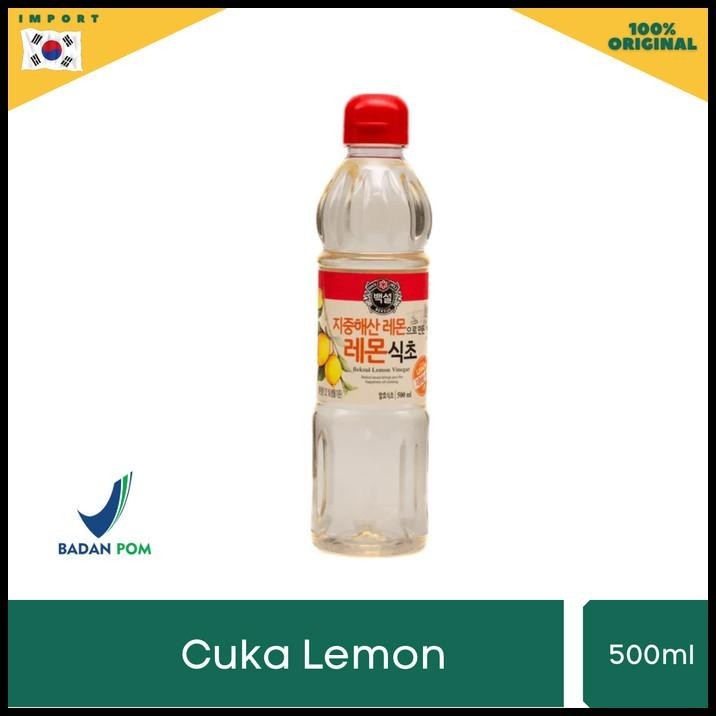 

Cj Beksul Lemon Vinegar - Cuka Lemon Korea (Bahan Masakan)