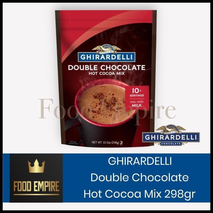 

Ghirardelli Hot Cocoa Mix 10.5 Oz | Double Chocolate ( 298 Gram )