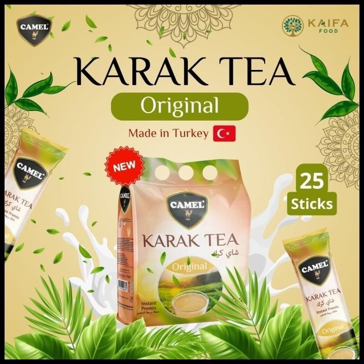 

Camel Karak Tea - Minuman Teh Susu Tradisional Khas Turkey