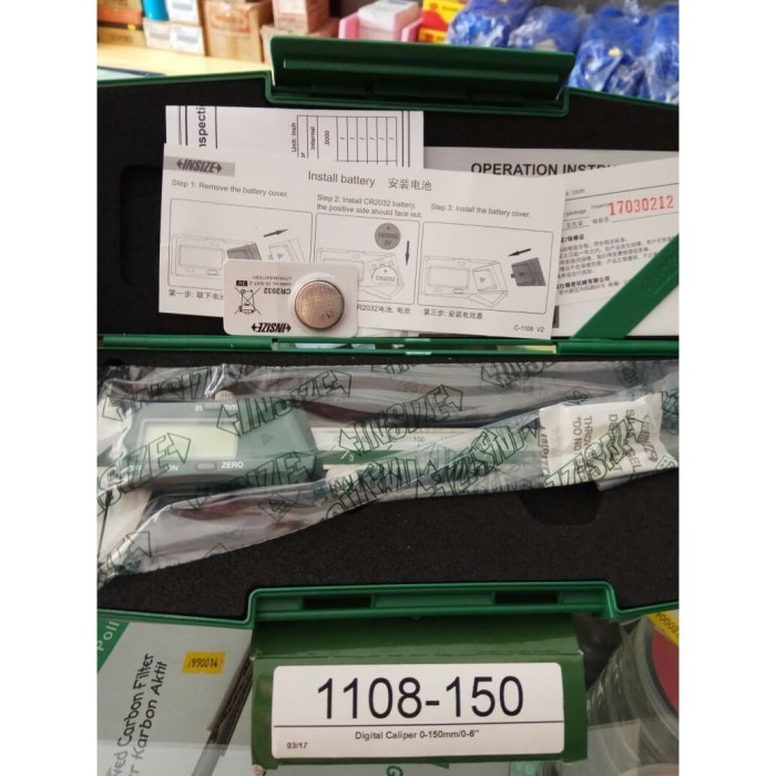 

Insize 1108-150 Digital Caliper - Sigmat Jangka Sorong 6Inch