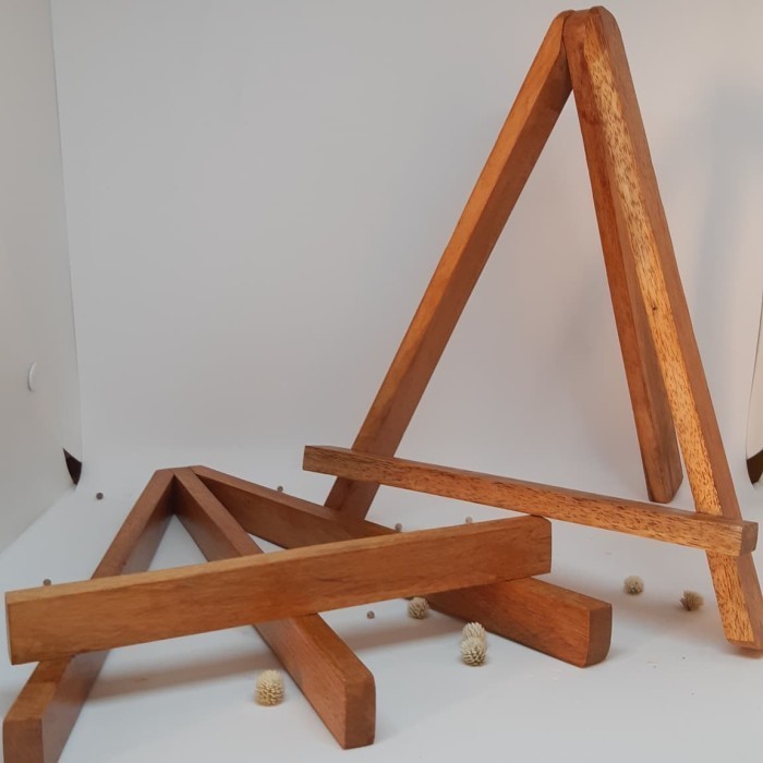 

Wooden Easel 28x21 cm Stand Kayu Tripod Kayu Photo Stand Lukis (WE-01) K01