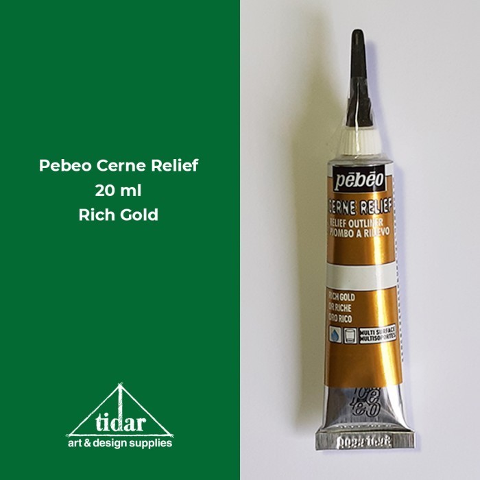 

Ready Pebeo Cerne Relief Outliner 20 ml - Decorfin Glass - Ceramics - Kaca