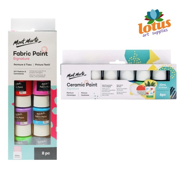 

Ready MONT MARTE Signature Fabric & Ceramic Liquid Paint Set