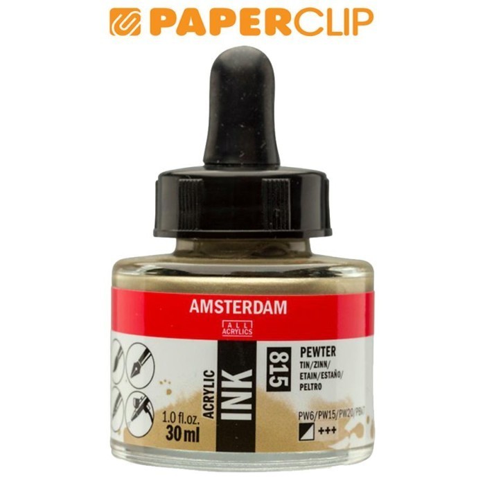 

Ready CAT ACRYLIC AMSTERDAM 17208150AAC INK 30ML PEWTER