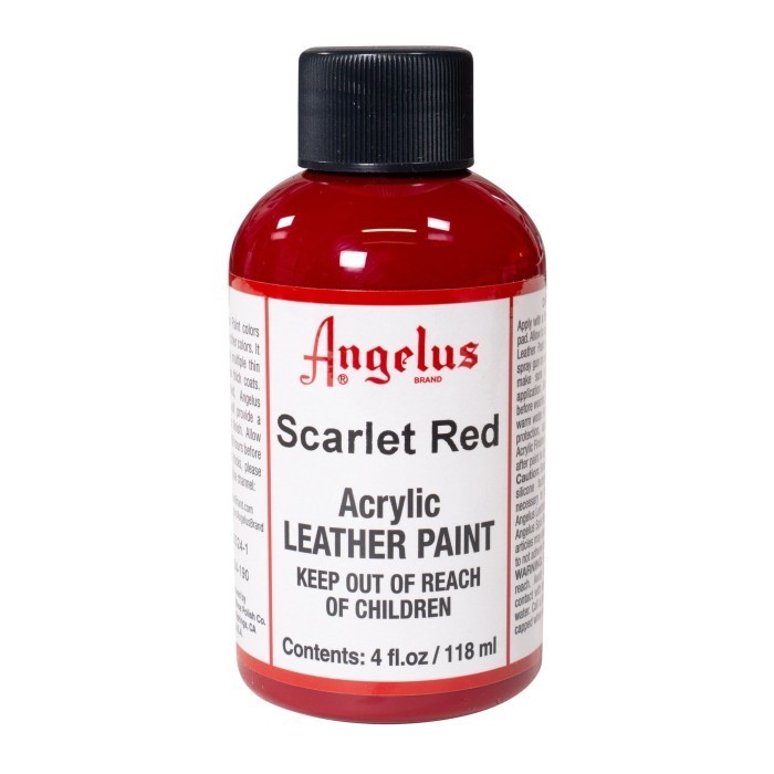 

Ready Angelus Scarlet Red Acrylic Leather Paint Cat Bahan Kulit Merah 4Oz