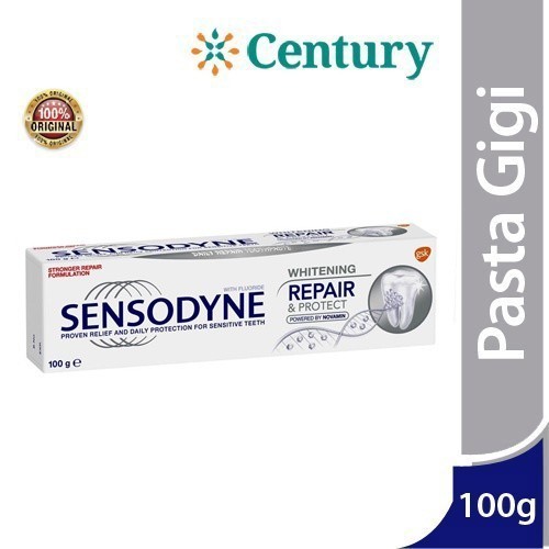 Sensodyne Repair and Protect Whitening 100 G / Pasta GIGI / Odol / Gigi sensitif / Bau Mulut