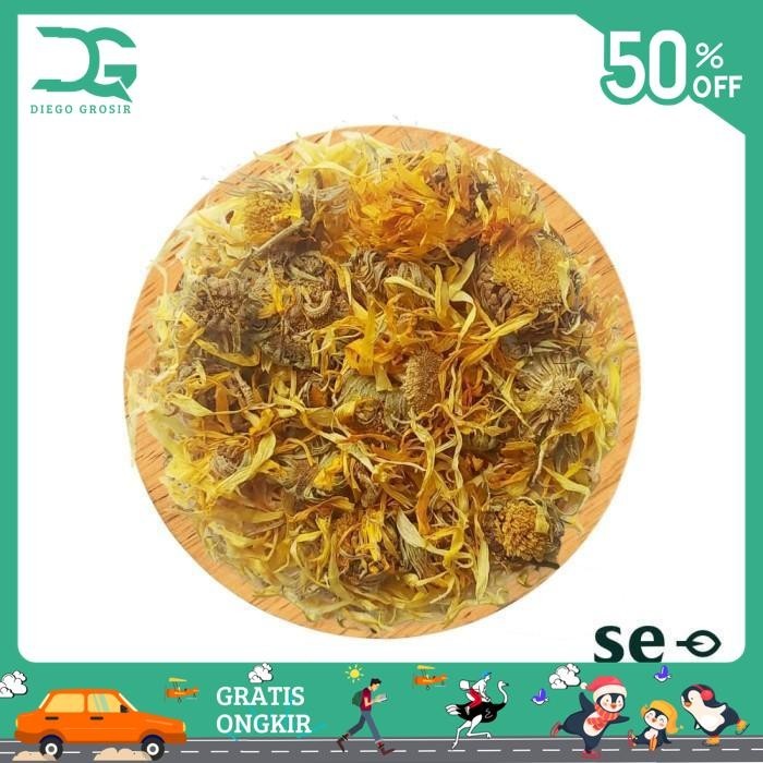 

(BUD) DRIED WHOLE CALENDULA BUD TEA / TEH BUNGA UTUH CALENDULA TERBAIK