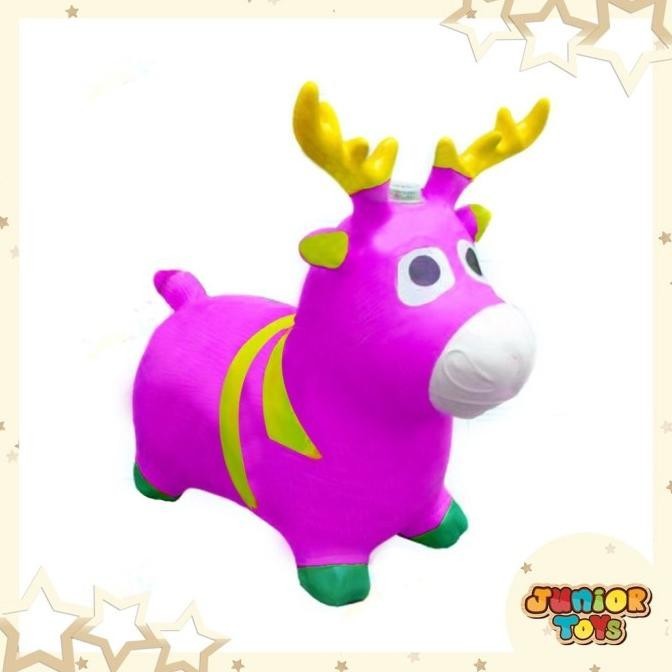 Kuda Kudaan Karet Jumping Animal Mainan Kuda Kudaan Karet Mainan Kuda