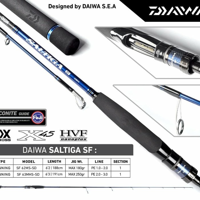 Ready Joran Daiwa Saltiga SF 62MS