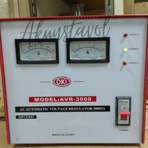 Jual | Bagus Stavolt Oki Avr/Svc 3000Va - Stabilizer Listrik Oki 3000 Watt