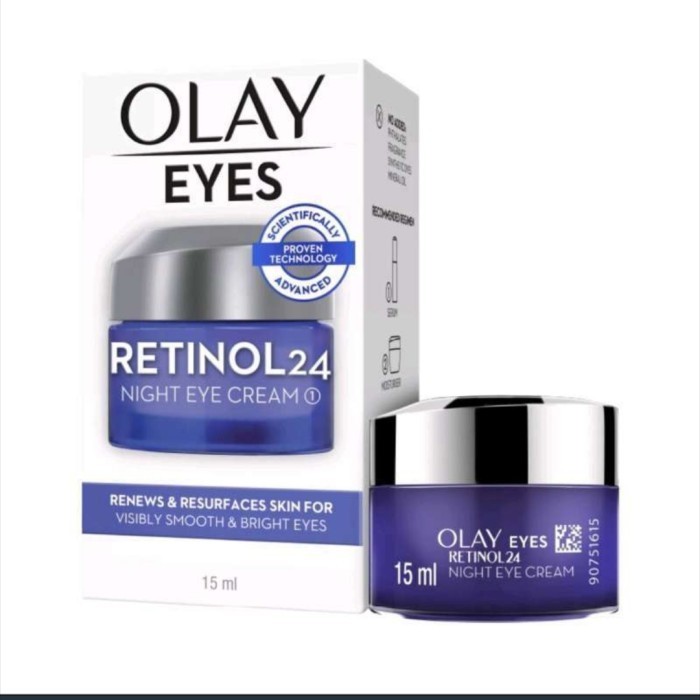 Olay Regenerist Retinol 24 Night Pelembab Krim Mata Eye Cream 15Ml