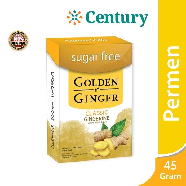 

Golden ginger lemon 45 gr / permen jahe lemon / kembang gula / pelega tenggorokkan / candy / herbal